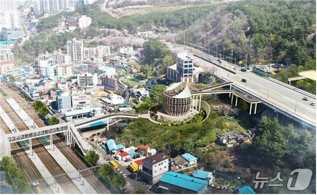 괘내마을~사상공원간 보행환경 개선사업 조감도.(부산시 제공. 재판매 및 DB금지)