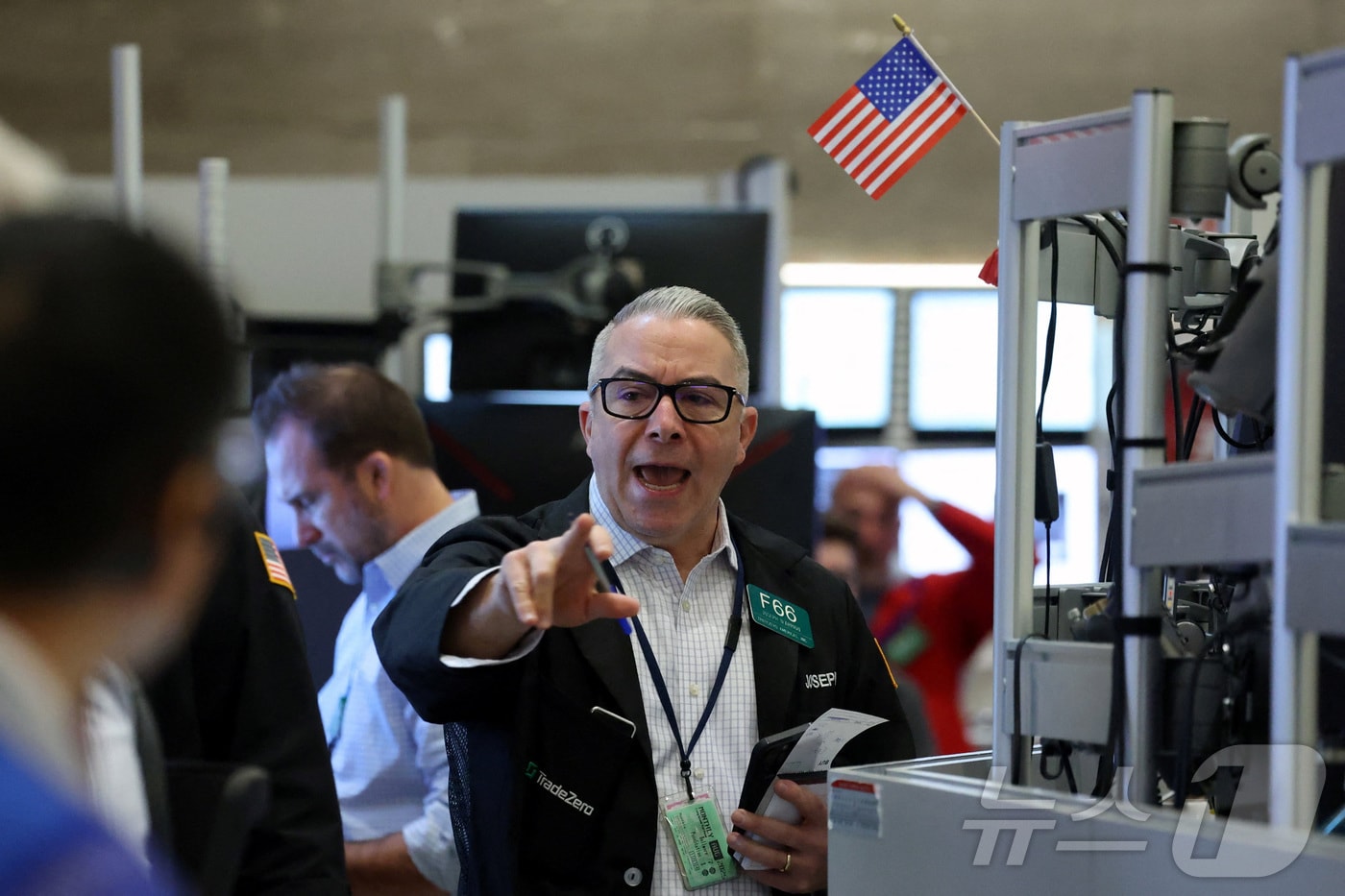 미증시 트레이더들. ⓒ 로이터=뉴스1