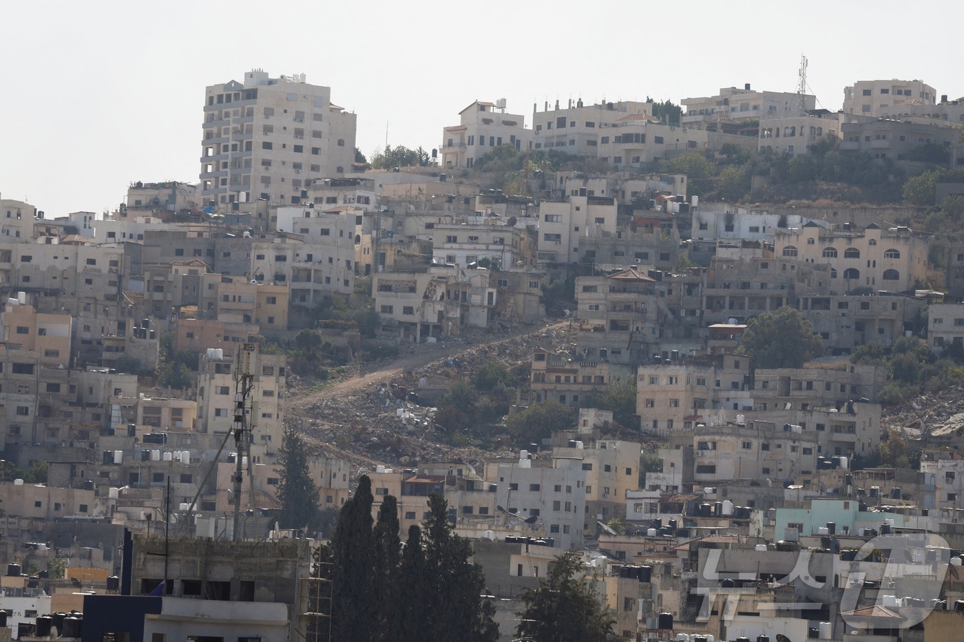 19일(현지시간) 촬영한 이스라엘이 점령하고 있는 서안지구 제닌 난민캠프 전경. 2025.11.19 ⓒ 로이터=뉴스1 ⓒ News1 김지완 기자