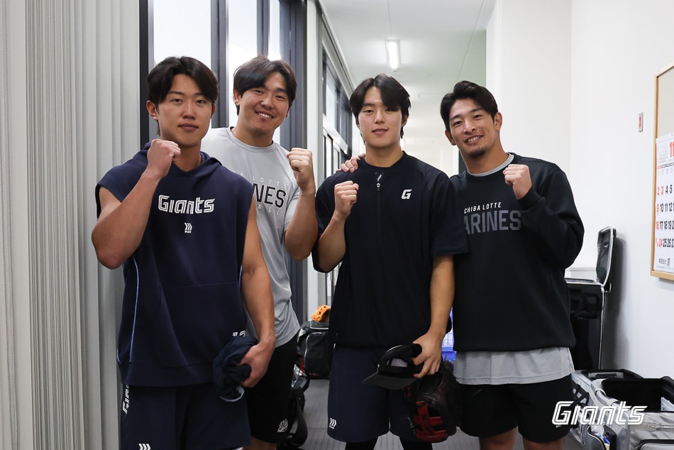Jeon Min-jae, qui a visité le camp Chiba Lotte au Japon, a déclaré : « J’ai élargi ma perspective sur le baseball. »