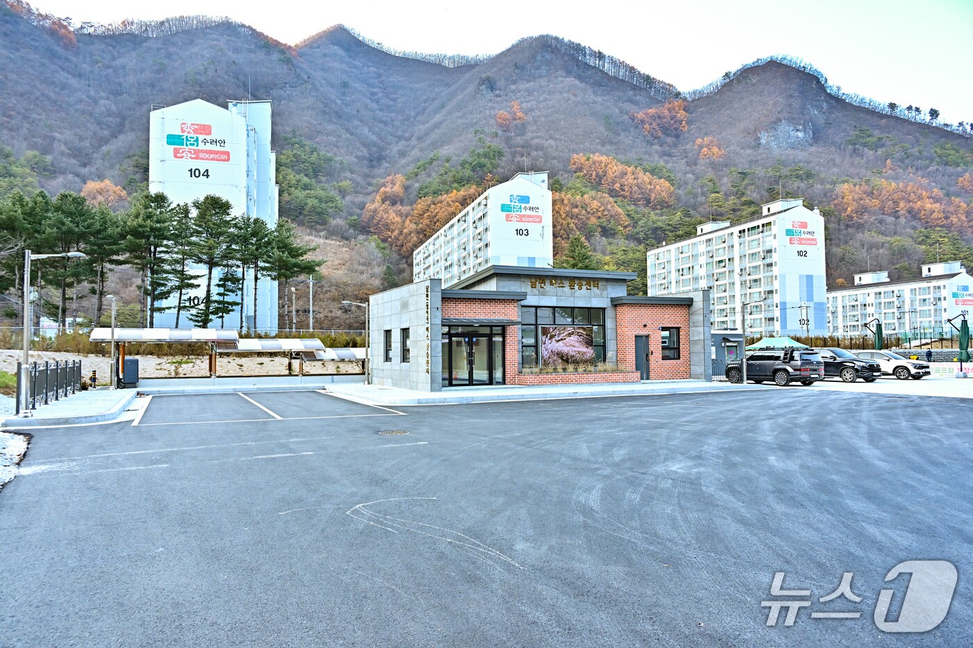 강원 정선 남면 버스공영차고지 조성 현장.(정선군 제공, 재판매 및 DB금지)
