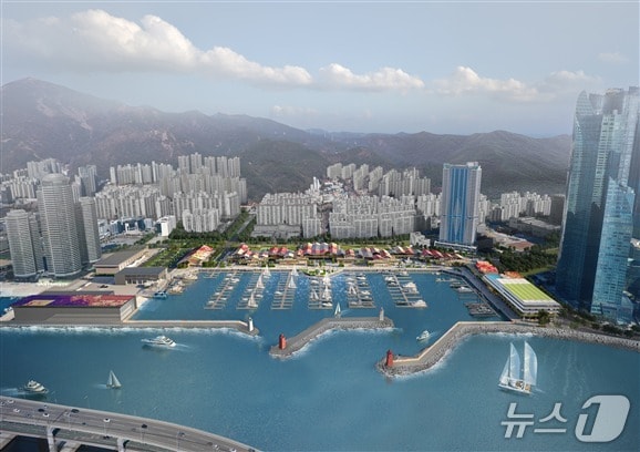 수영만 요트경기장 조감도.(부산시 제공. 재판매 및 DB금지)