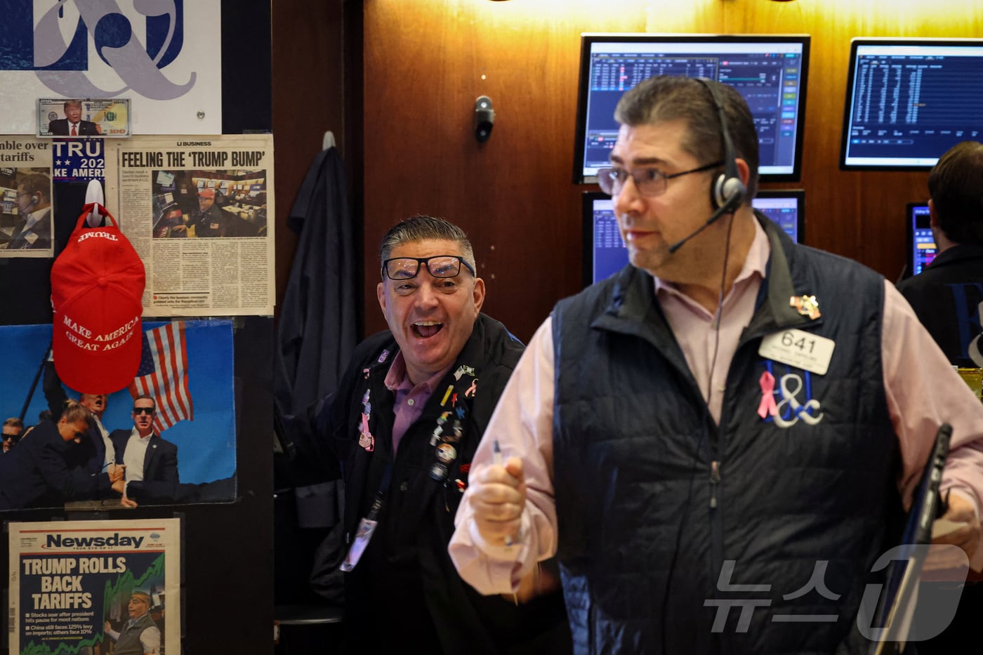 미증시 트레이더들. ⓒ 로이터=뉴스1