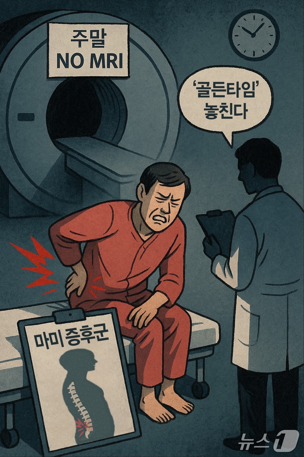 &#39;골든타임&#39; 놓친 척추 응급환자 이미지.&#40;온병원 제공. 재판매 및 DB금지&#41;