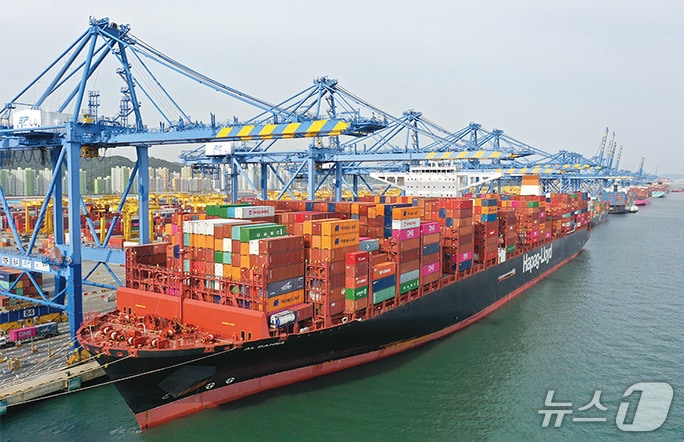 부산신항 2부두 모습 (부산항만공사 제공. 재판매 및 DB금지)