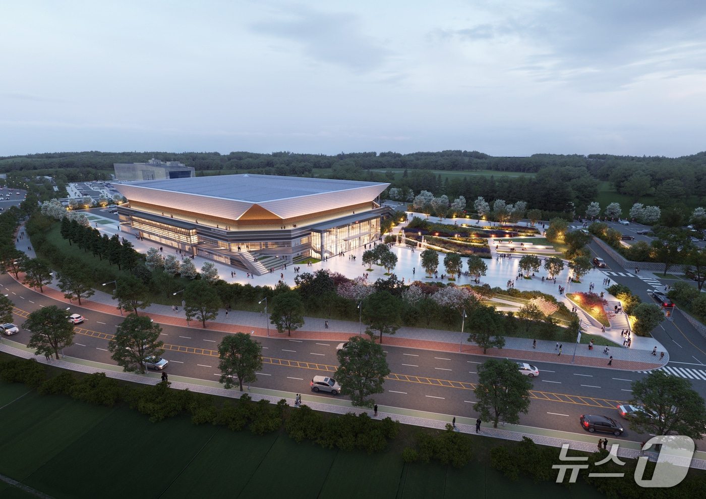 흥덕구 석소동 다목적 실내체육관 조감도.(청주시 제공. 재판매 및 DB금지)/뉴스1