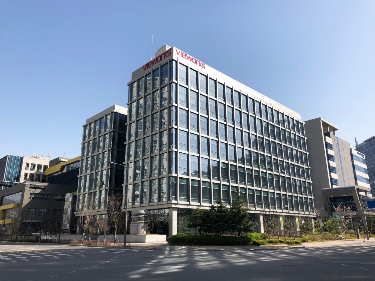 뷰웍스 평촌 사옥 전경. (뷰웍스 제공) 