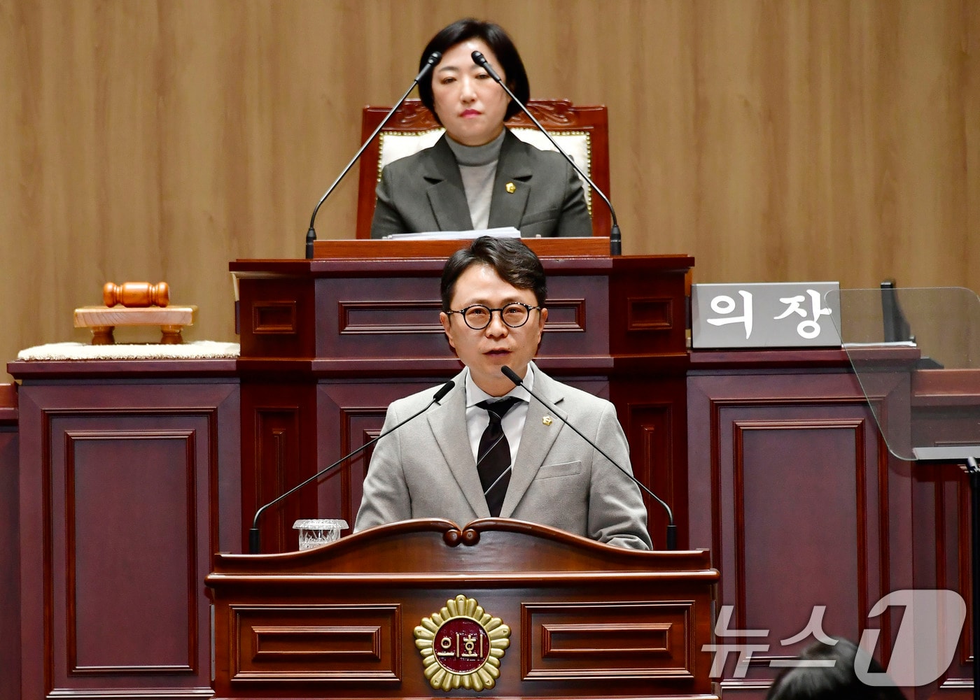 박수기 광주시의원이 26일 제2차 정례회 본회의에서 5분 자유발언을 하고 있다.(광주시의회 제공. 재판매 및 DB 금지)