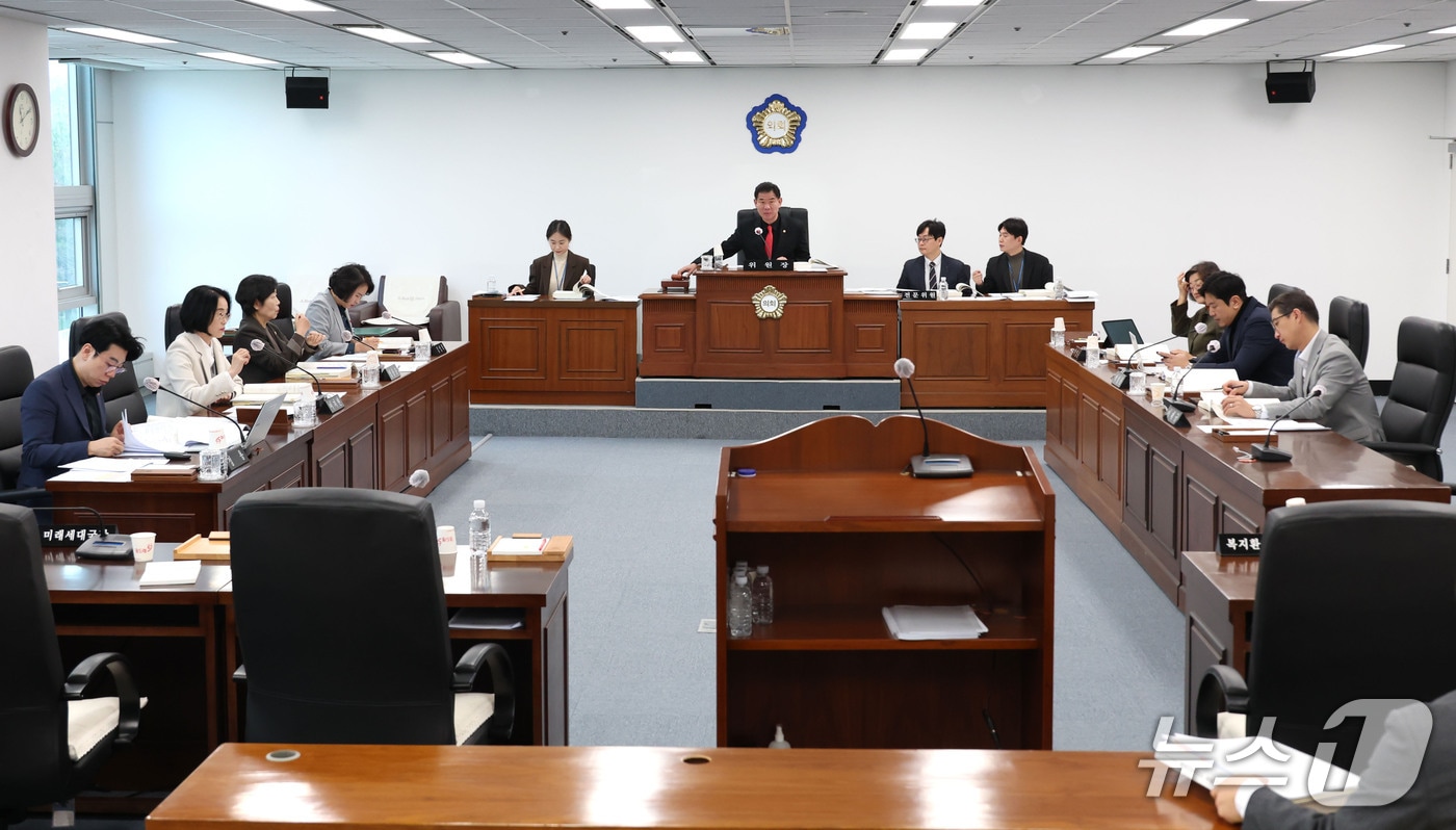 대전 동구의회 행정사무감사 모습.&#40;동구의회 제공. 재판매 및 DB금지&#41;/뉴스1