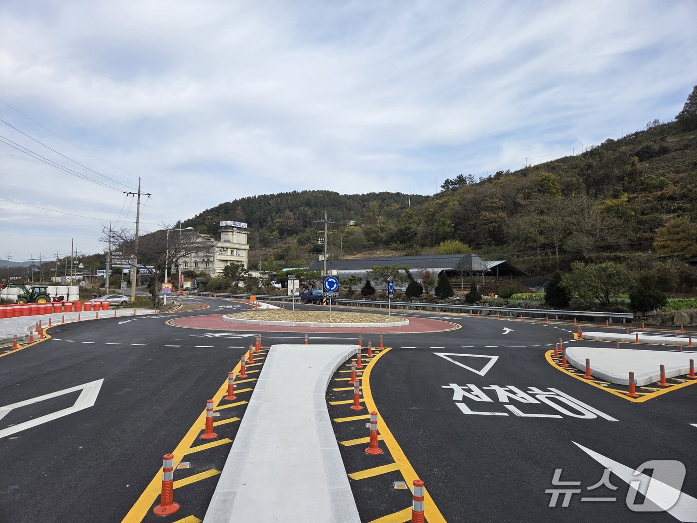진주시 광석삼거리 회전교차로(진주시 제공. 재판매 DB금지).