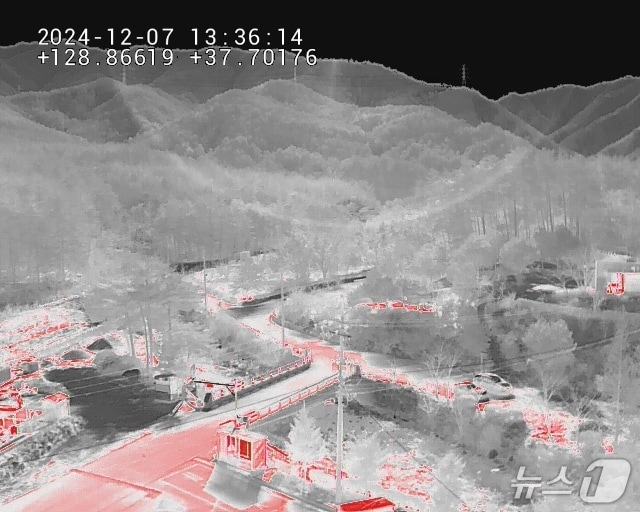 열화상 드론.&#40;강릉시 제공 재판매 및 DB 금지&#41; 2025.11.27/뉴스1