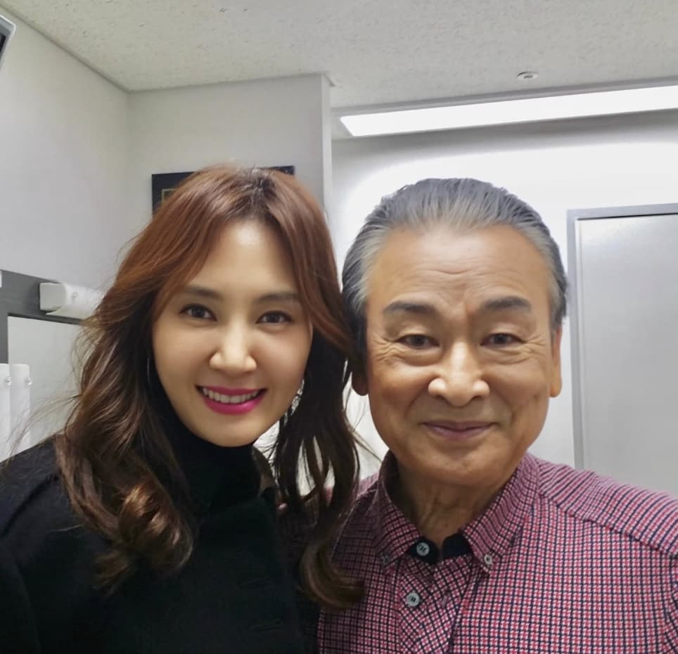 채시라, 이순재/ 채시라 인스타그램 캡처