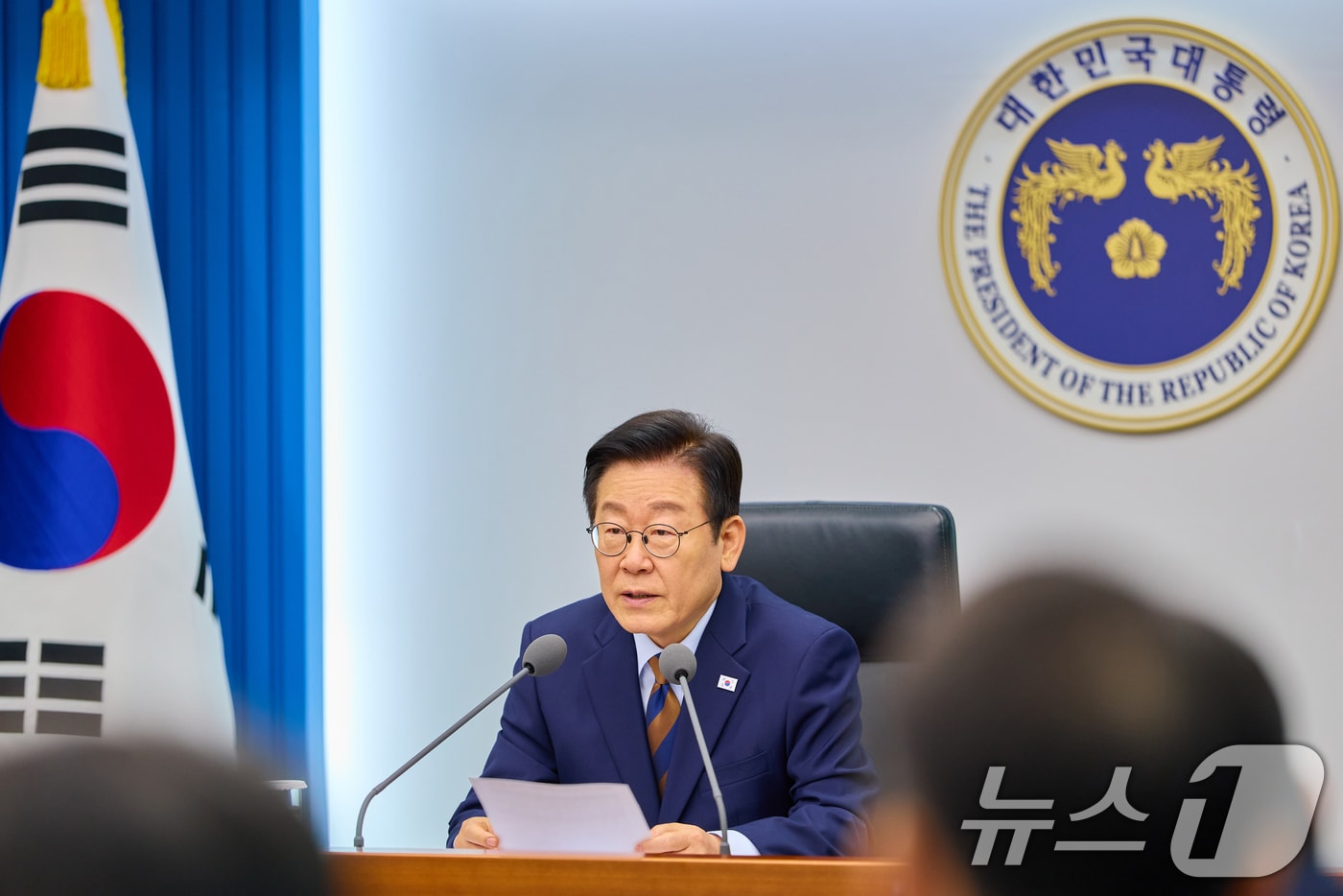 이재명 대통령이 지난 27일 서울 용산 대통령실 청사에서 열린 수석보좌관회의에서 발언하고 있다. (대통령실 제공. 재판매 및 DB 금지) 2025.11.27/뉴스1 ⓒ News1 허경 기자
