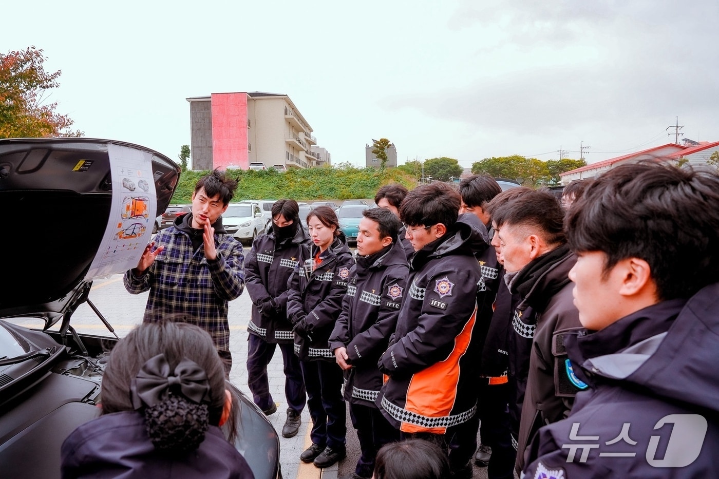 27일 제주에서 열린 리튬이온배터리 화재 대응 역량강화 워크숍.(제주도소방안전본부 제공. 재판매 및 DB 금지)