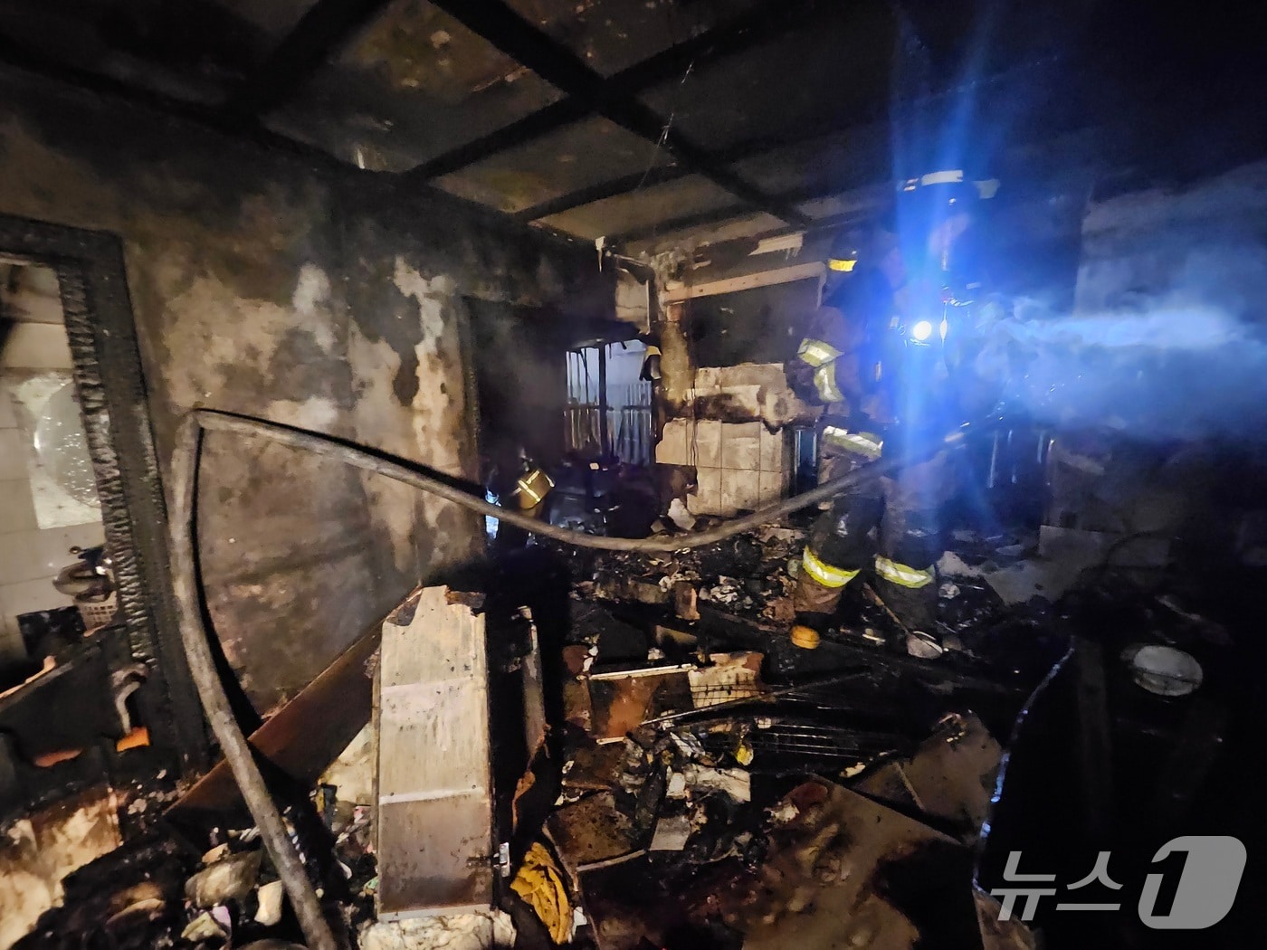 경기 남양주 빌라 화재 현장(남양주소방서 제공. 재판매 및 DB 금지)/뉴스1