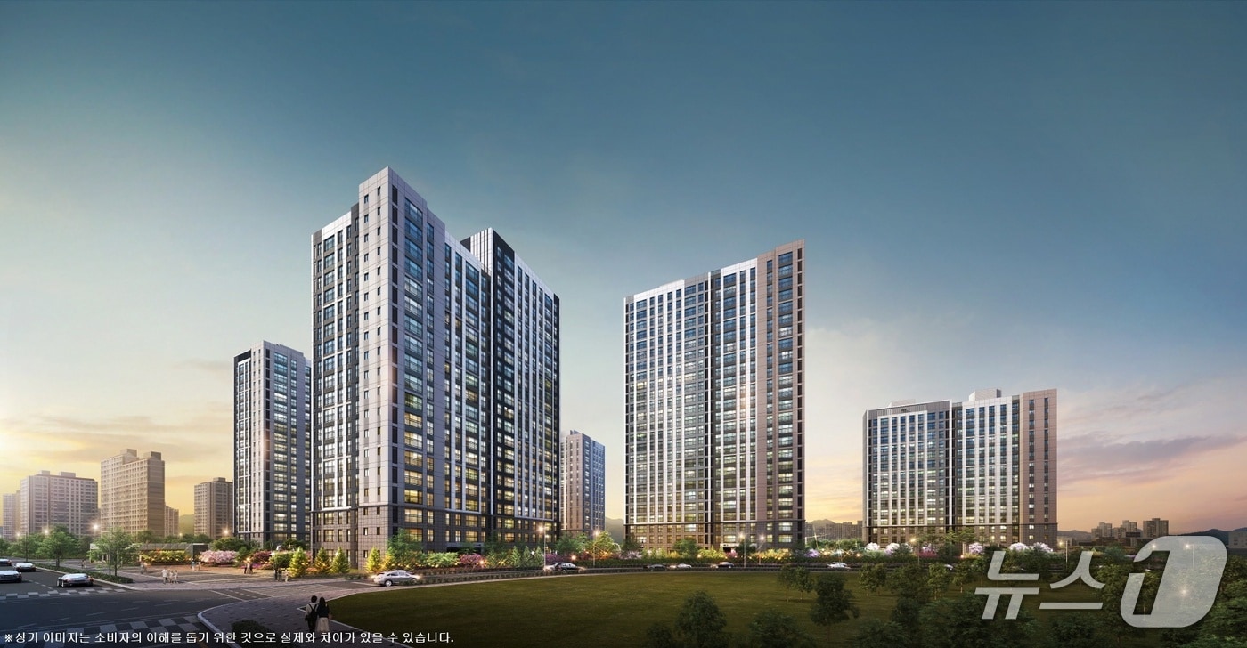 '시흥 거모지구' 시흥거모 엘가 로제비앙 28일 견본주택 개관 - 뉴스1