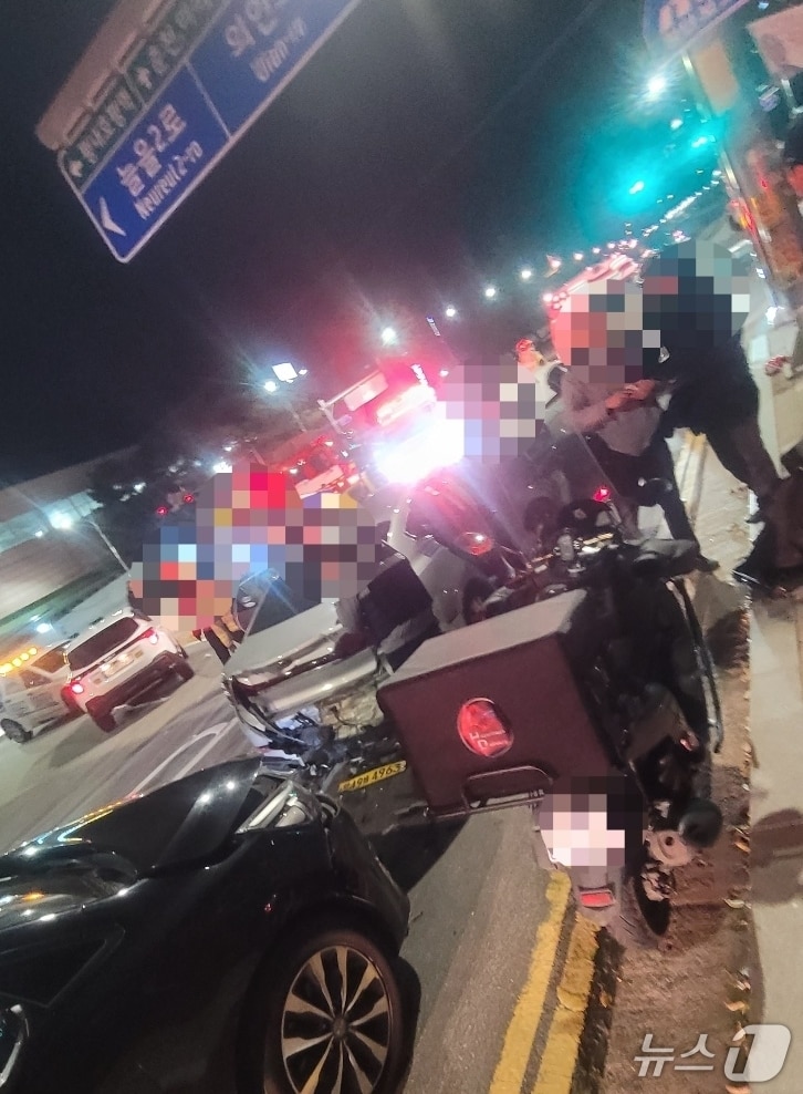 사고 현장 사진. (경기북부소방재난본부 제공, 재판매 및 DB금지)