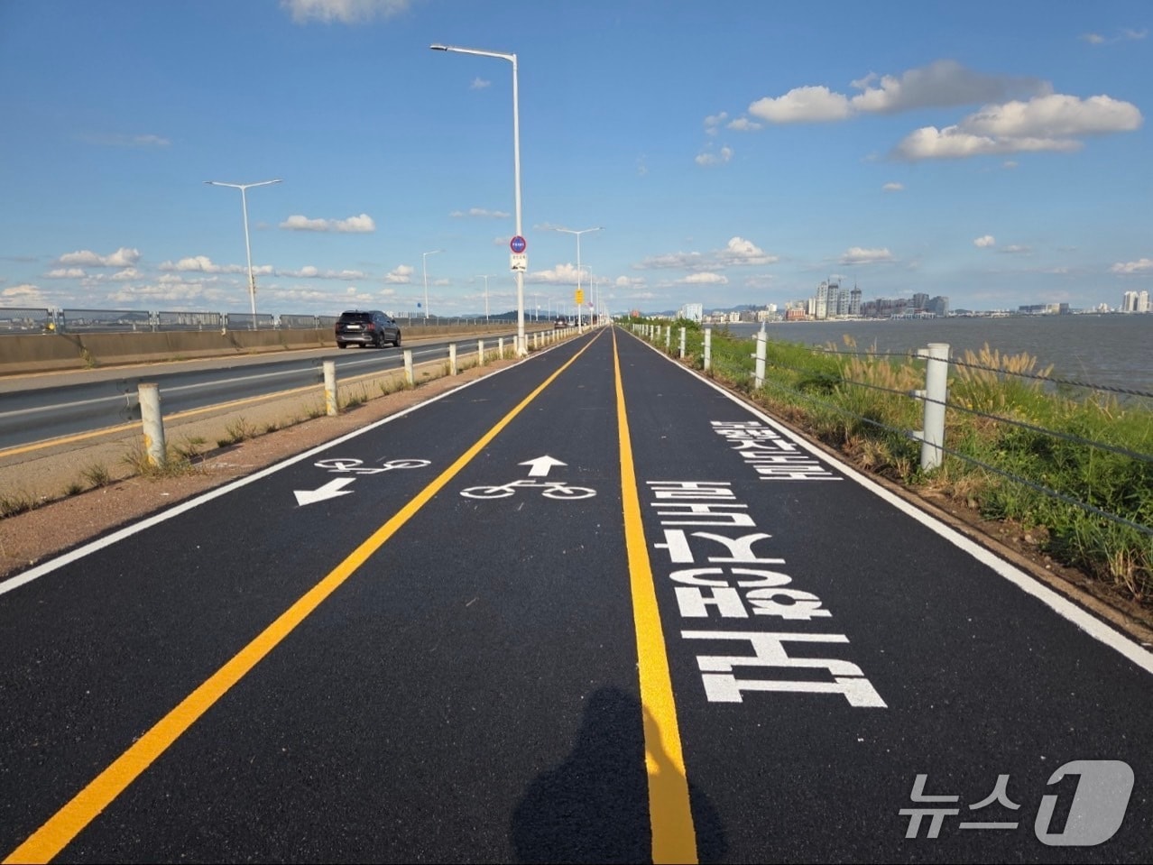 시화방조제 시흥구간.(시흥시 제공)