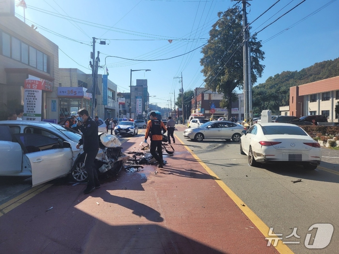 사고 현장 모습.(전북소방 제공. 재판매 및 DB 금지)