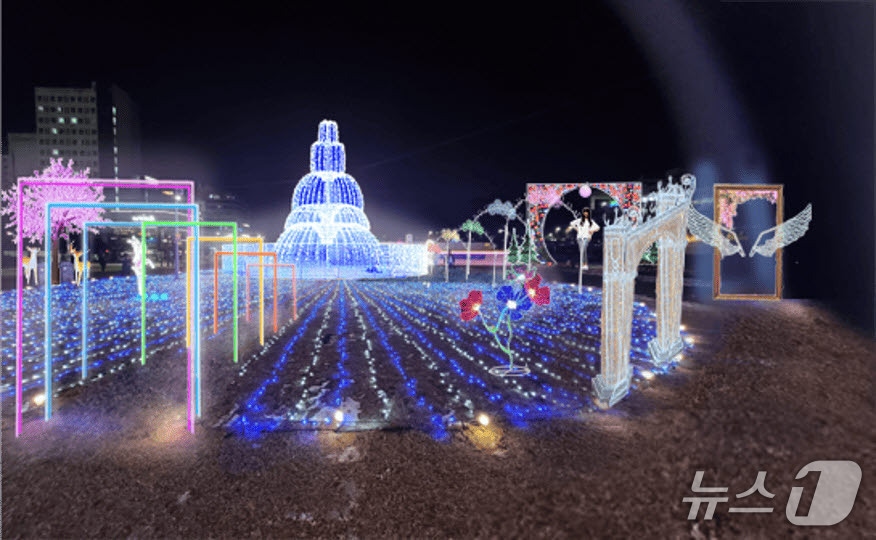 경기 북부청 평화광장 빛축제 시안. (경기도 제공,재판매 및 DB금지)