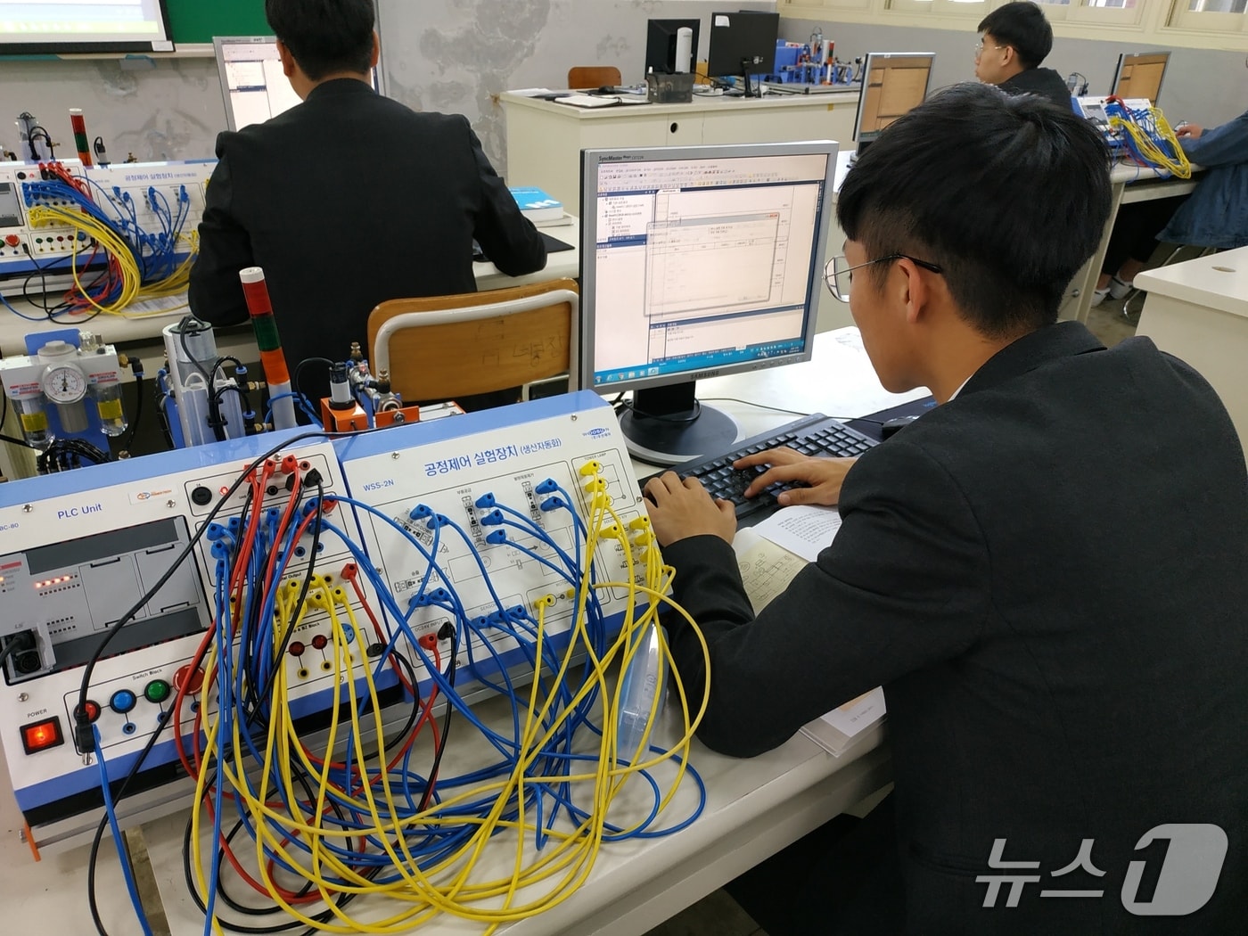 부산공고 전기과 교육활동 모습.(부산시교육청 제공. 재판매 및 DB금지)