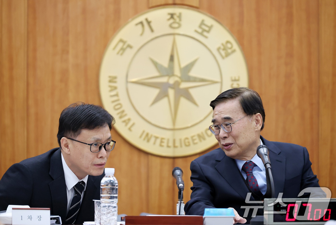 정보위 브리핑 현장 뉴스1 이미지