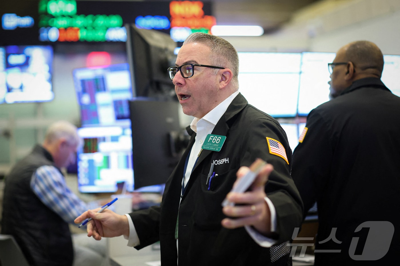 미증시 트레이더들. ⓒ 로이터=뉴스1
