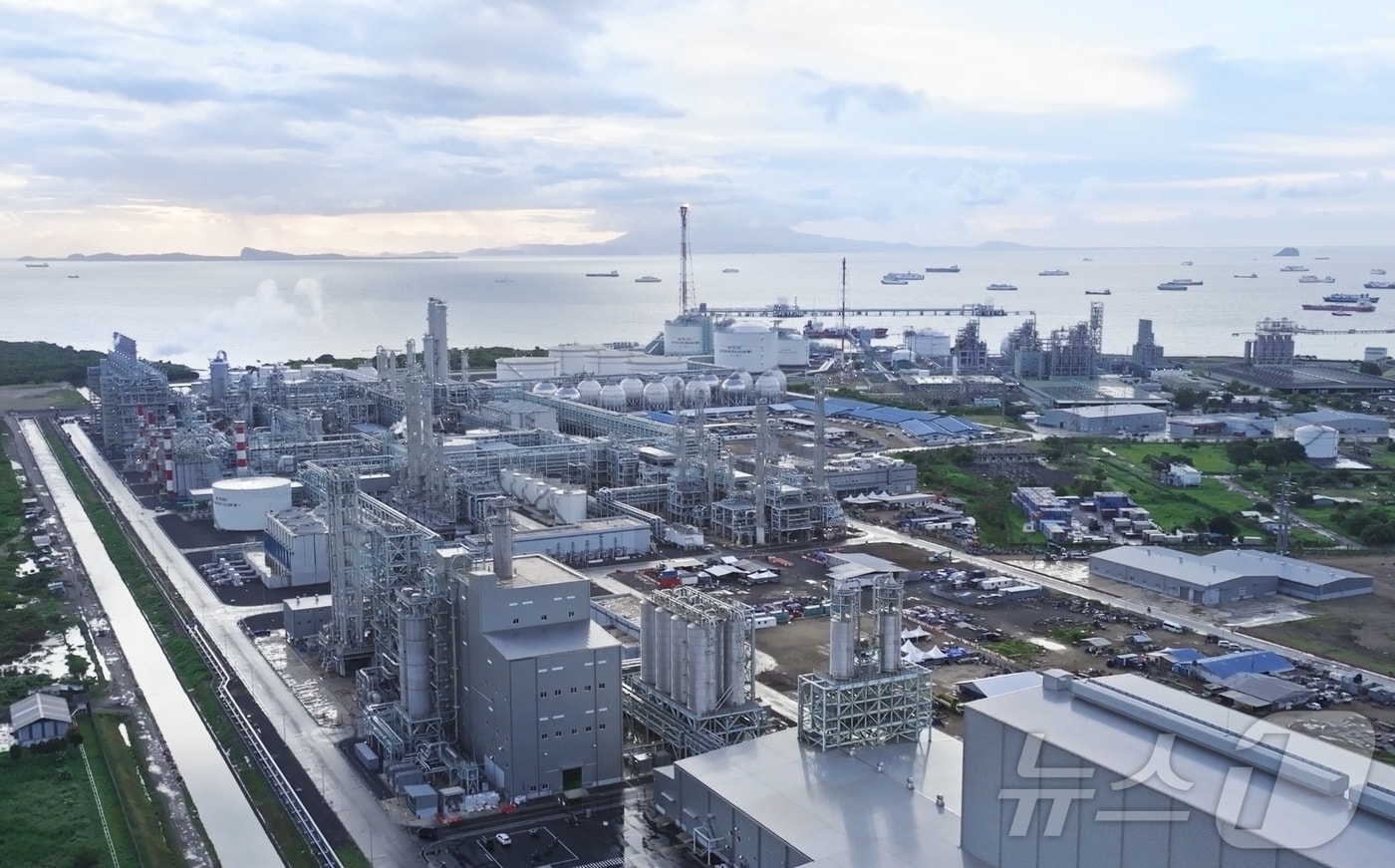 롯데케미칼 인도네시아(LCI) 석유화학단지 전경 ⓒ 뉴스1 최동현 기자
