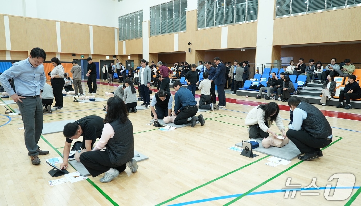  안전보건 문화제 심폐소생술경진대회(한국수자원공사 제공.재판매 및 DB금지)/뉴스1