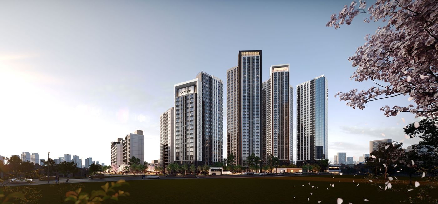  광명13-1·2구역 통합재개발사업 투시도(SK에코플랜트 제공) 뉴스1 ⓒ News1 