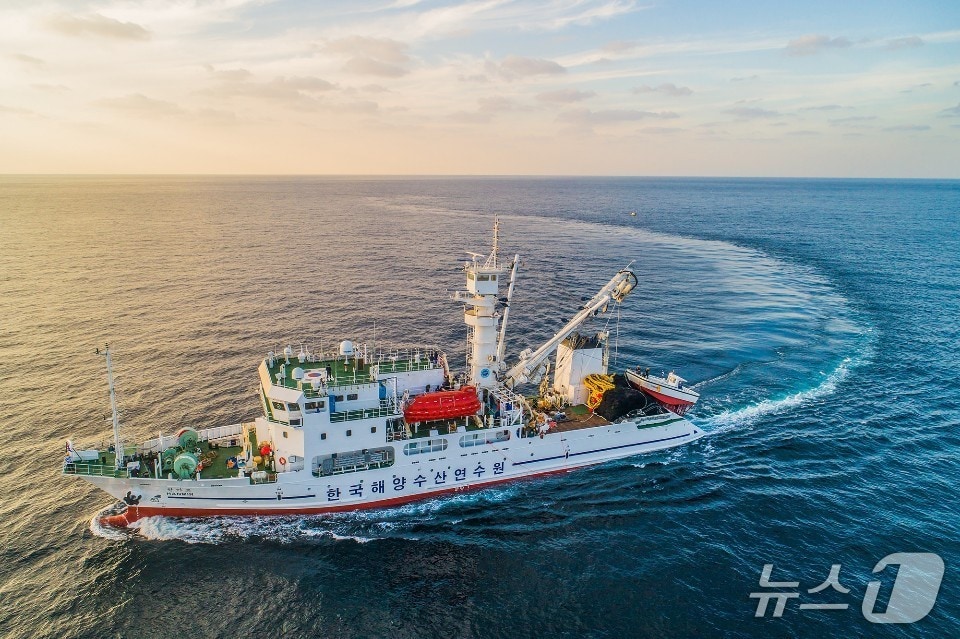 한국해양수산연수원 실습선 한미르호 (해양수산연수원 제공. 재판매 및 DB금지)
