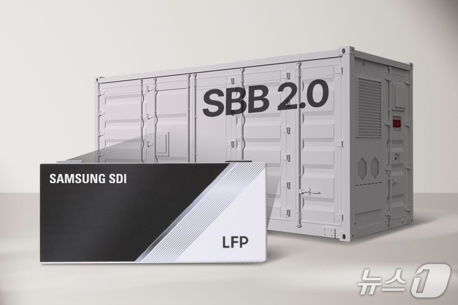 LFP 배터리가 탑재된 ESS 제품 'SBB(Samsung Battery Box) 2.0