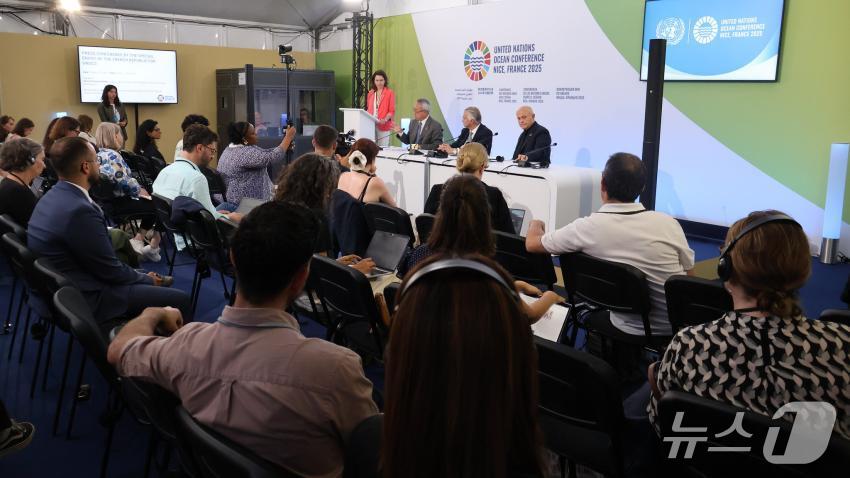지난 6월 프랑스 니스에서 열린 2025 유엔해양 총회 모습. 출처: 유엔