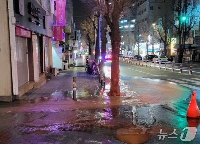 침수 현장 (부천소방본부 제공.재판매 및 DB금지)