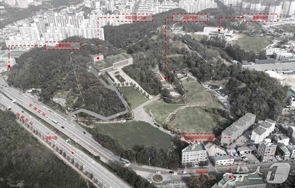 국립국악원 강릉분원 조성계획도.(강릉시 제공, 재판매 및 DB 금지) 2025.12.11/뉴스1