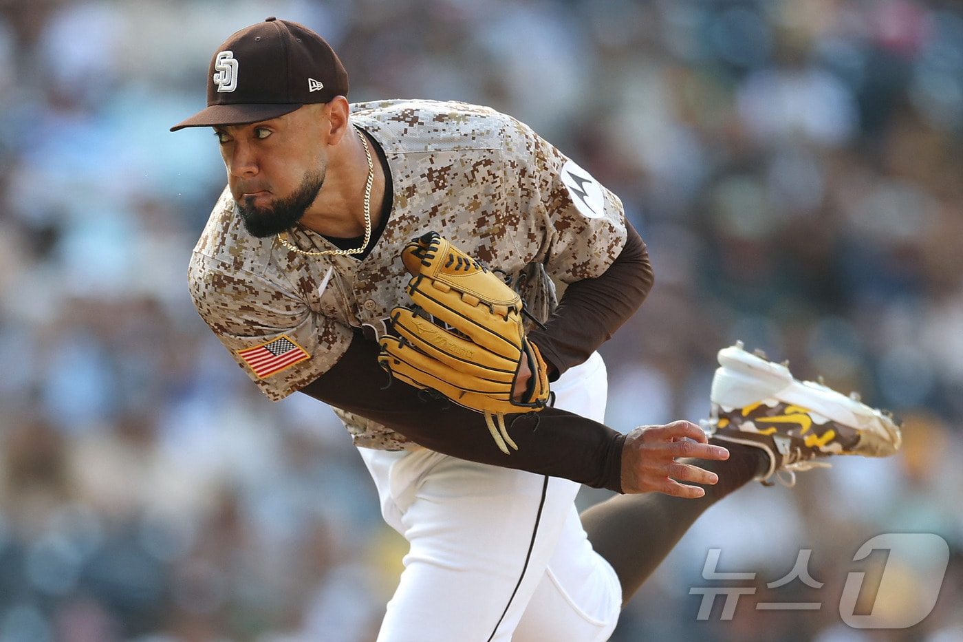 MLB 강속구 마무리 투수 수아레즈가 애틀랜타로 이적했다.ⓒ AFP=뉴스1