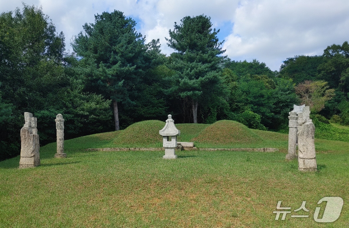 고양시 덕양구 원흥동 소재 ‘심봉원 묘 및 신도비&#40;沈逢源 墓 및 神道碑&#41;’. &#40;고양시 제공, 재판매 및 DB금지&#41;