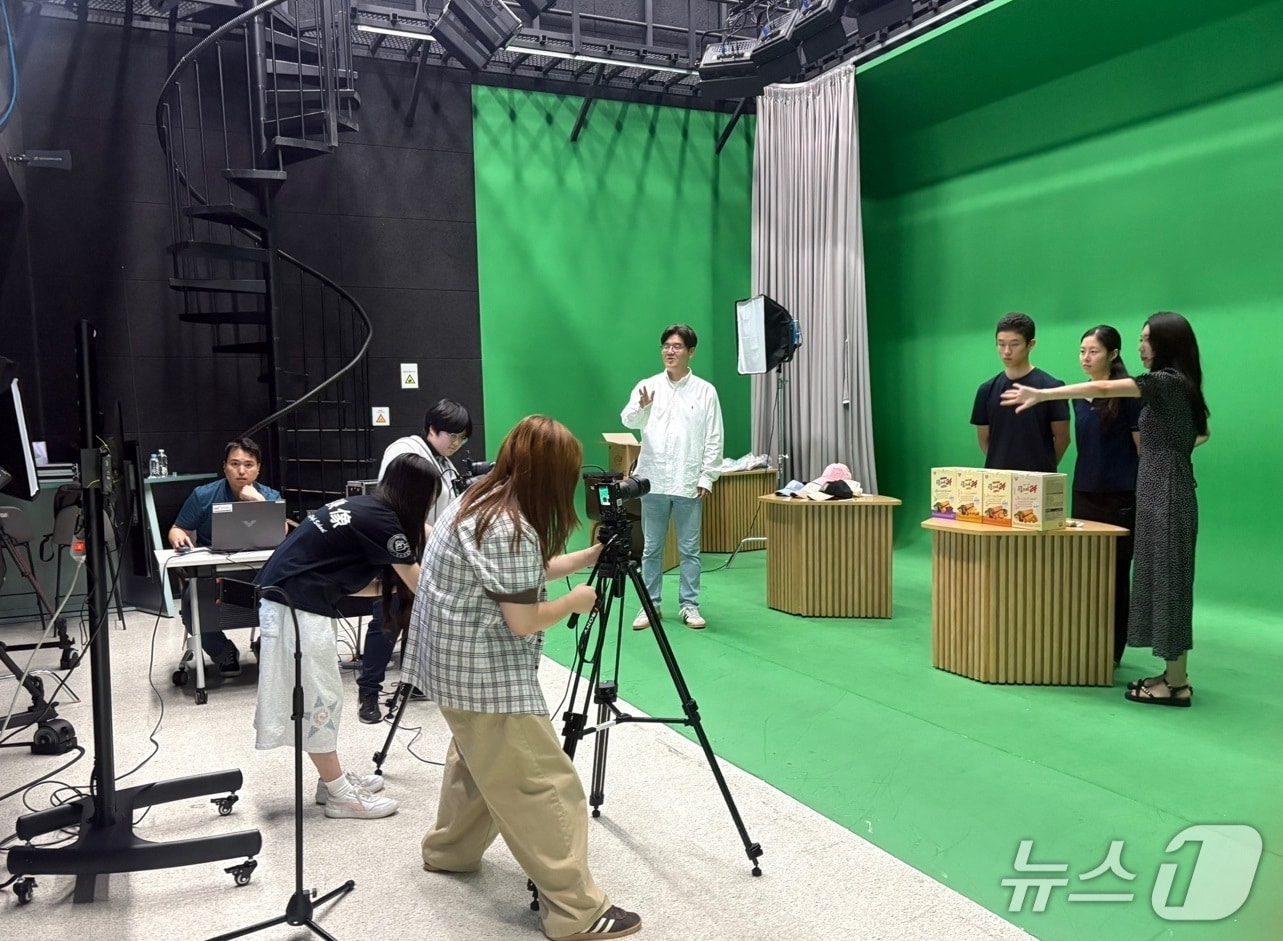 서울방송고등학교가 진행한 산학협력 프로그램 사진.(서울방송고 제공)