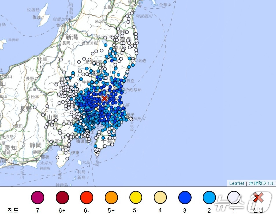 &#40;출처=일본 기상청&#41;
