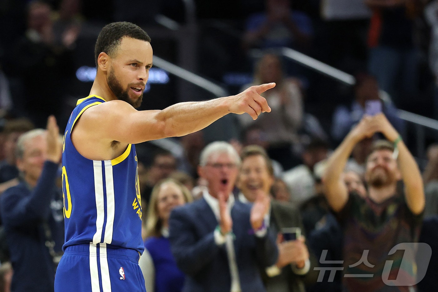 스테픈 커리가 코트로 돌아왔다. ⓒ AFP=뉴스1