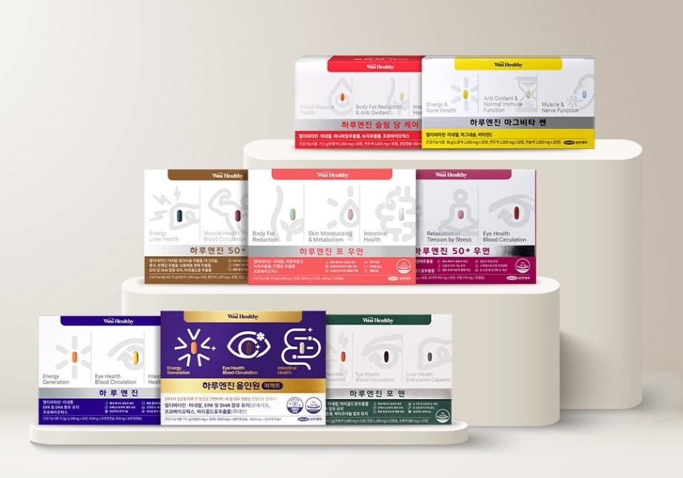 삼진제약 하루엔진 라인업. (삼진제약 제공)