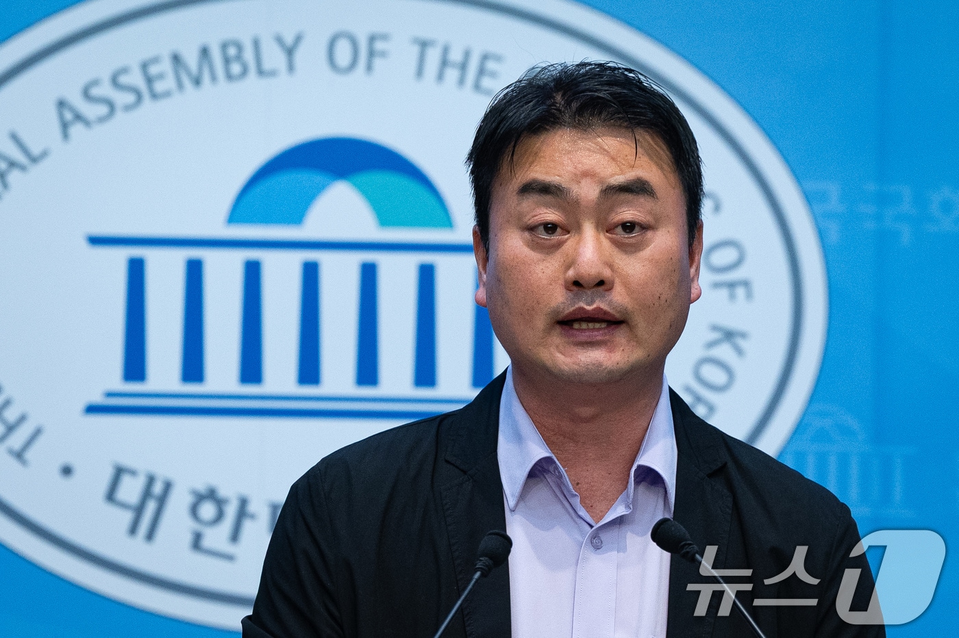 홍성규 진보당 경기도지사 후보.ⓒ 뉴스1 유승관 기자