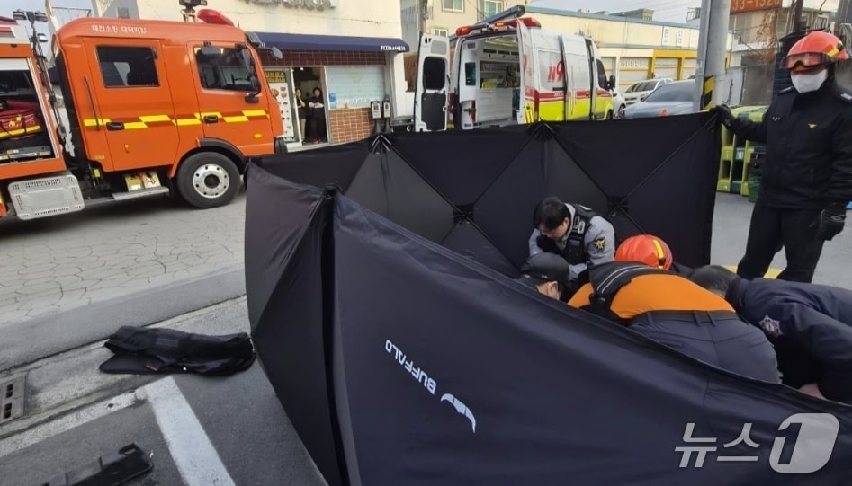 대전 대덕구 교통사고 현장. (대전소방본부 제공, 재판매 및 DB금지) / 뉴스1