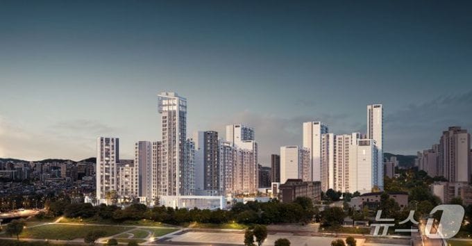 '청약 경쟁률 100대1' 더샵 분당 티에르원 '줍줍' 5가구 나온다 - 뉴스1