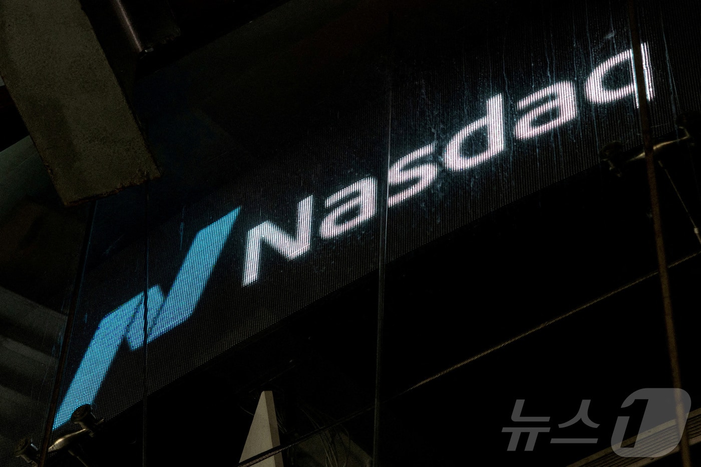 미국 나스닥 로고. ⓒ 로이터=뉴스1