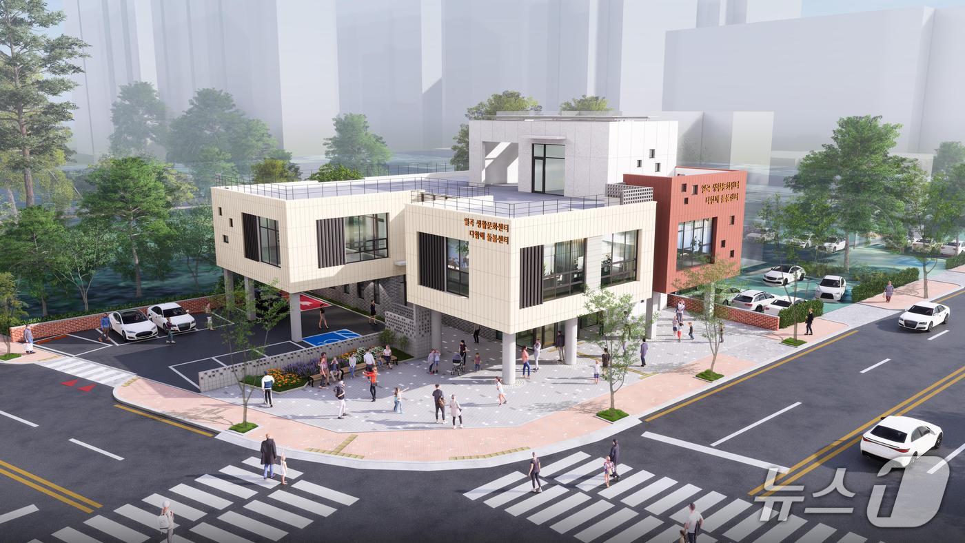광주 일곡생활문화센터 조감도.(광주 북구 제공)