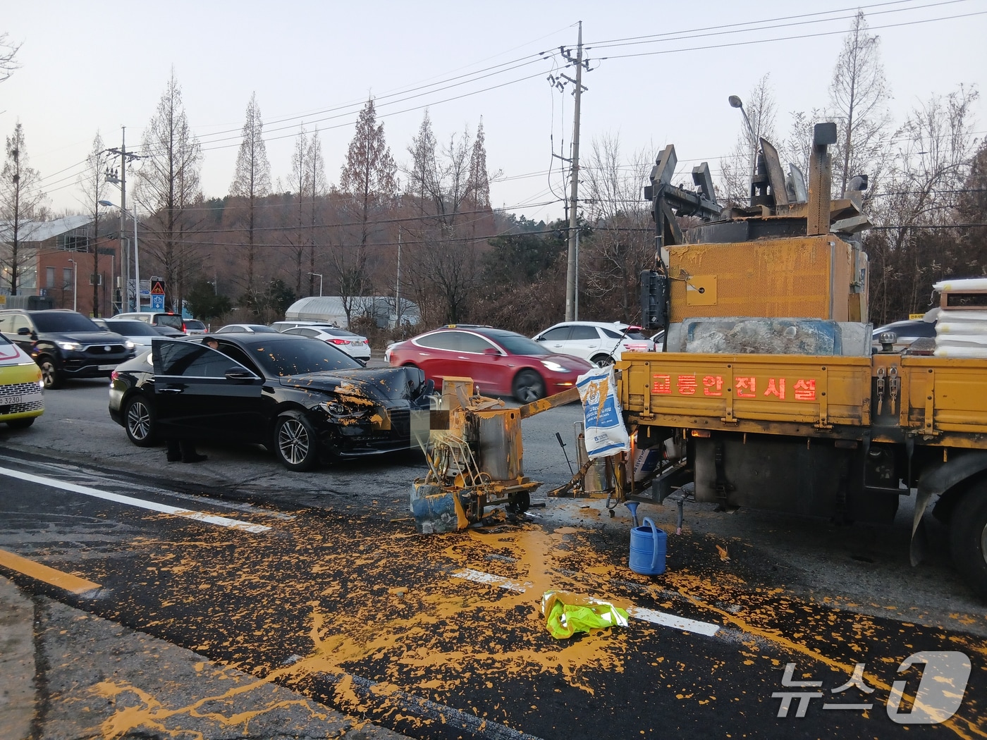 사고 현장 모습.(전북소방 제공. 재판매 및 DB 금지)