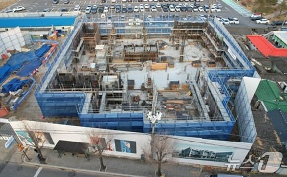 한국반도체교육원 건립산업 현장 자료 사진. (원주시 제공. 재판매 및 DB금지) 2025.12.18/뉴스1