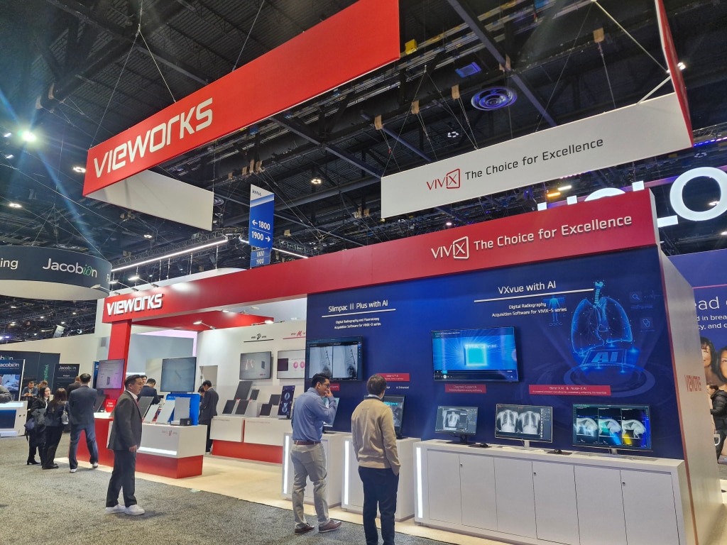 뷰웍스, 북미영상의학회서 AI 솔루션 '노이즈엑스 라이브' 공개 - 뉴스 썸네일 이미지