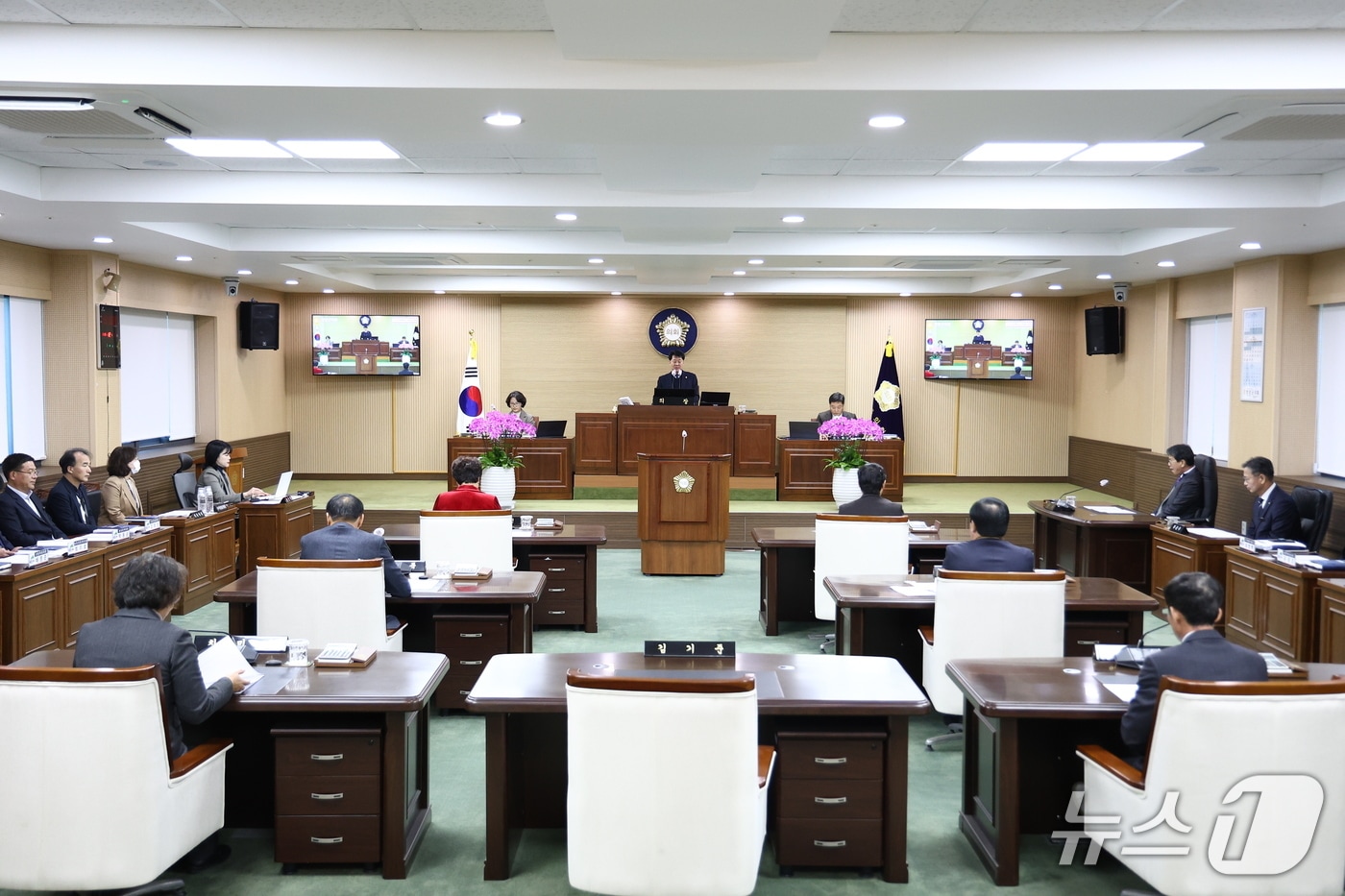 청양군의회 제316회 7차 본회의 모습. (청양군의회 제공, 재판매 및 DB금지) / 뉴스1